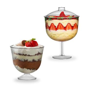 Imagem de 1 taça tropical 1,3 com tampa + 1 taça 15x15 1500ml - TT