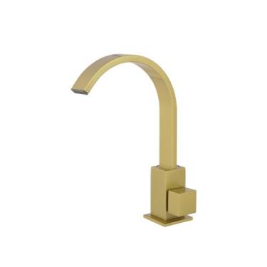 Imagem de Torneira Bancada Cascata Cozinha Lavatório Bica Móvel Alta - HC METAIS