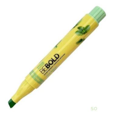 Imagem de Marca Texto Com Aroma de Frutas Be Bold NEWPEN, Verde Escuro(Menta)