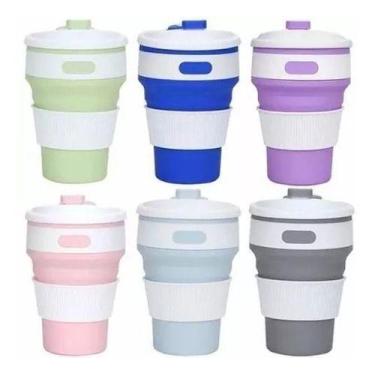 Imagem de Copo Silicone Retrátil Quente Frio Uny Home  - OEM, Violeta