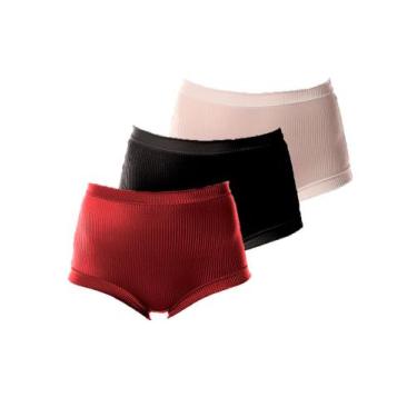 Imagem de Kit com 3 Calcinhas Demillus 26406 Colorido