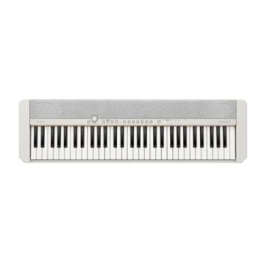 Imagem de Teclado Musical Casio Digital CT-S1 Bluetooth 61 teclas, Branco