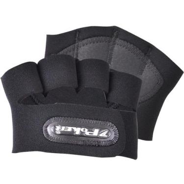 Imagem de Luva Academia Poker Palmar Preto, Preto, M