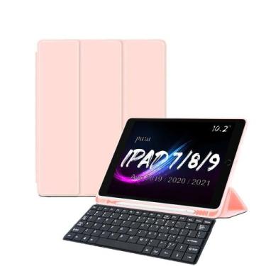 Imagem de capa case teclado smart keyboard p/ ipad 9 8 7 apple pencil - Álamo, R