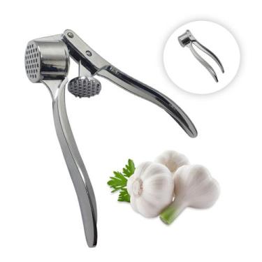 Imagem de Espremedor de Alho Inox Premium Original Amassador Cozinha 15cm 4un - 