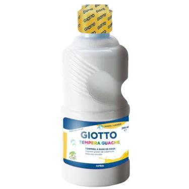 Imagem de Garrafa tinta giotto tempera guache 250ml escolha a cor, BRANCO