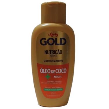 Imagem de Shampoo Niely Gold Óleo de Coco + Abacate Nutrição Mágica 275ml