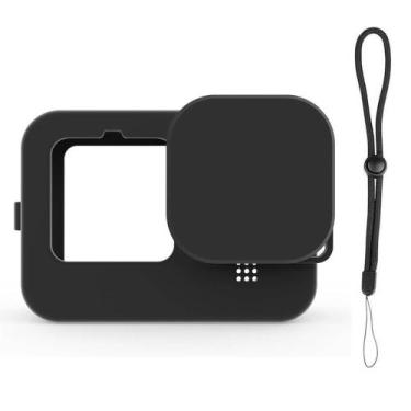 Imagem de Capa de Silicone GoPro Hero 11 / 10 / 9 Black + Tampa para Lente + Cor