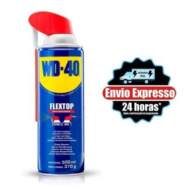 Imagem de Spray Wd40 Multiusos Desengripa Lubrifica 500ml Flextop - WD-40