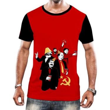 Imagem de Camisa Camiseta Comunista Comunismo Foice Martelo Art 2 - Enjoy Shop, 
