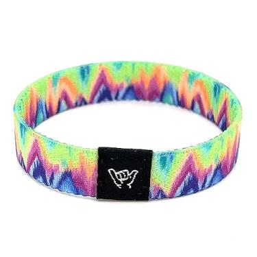 Imagem de Hang Loose Bands - Pulseira de praia de surfista costeiro para homens, mulheres e adolescentes - Verão confortável - Pulseira reversível Boho - Pulseiras de amizade, Extra Small: 5.5" length (for