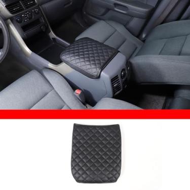 Imagem de Capa de console central para Honda Pilot 2003 2004 2005 2006 2007 2008 acessórios caixa de descanso de braço capa de tampa almofada de apoio de braço capa de caixa de assento de carro protetor de