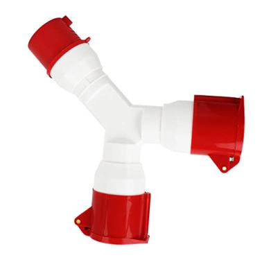 Imagem de Tomada Industrial Em Forma de Y IP44 à Prova D'água Conector de Soquete 380-415V 32A para Uso Industrial