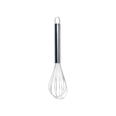 Imagem de Batedor Fuê Fouet de Aço Inoxidável 21 cm, Misturador Manual para Claras, Bolos e Molhos, Utensílio de Cozinha Reforçado e Ergonomicamente Projetado, Ideal para Aerar Ingredientes