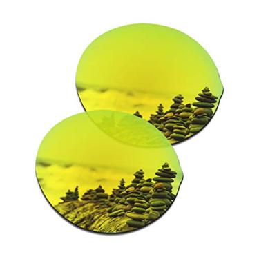 Imagem de SmartVLT Lentes masculinas de substituição ouro 24K para óculos de sol Oakley Madman OO6019