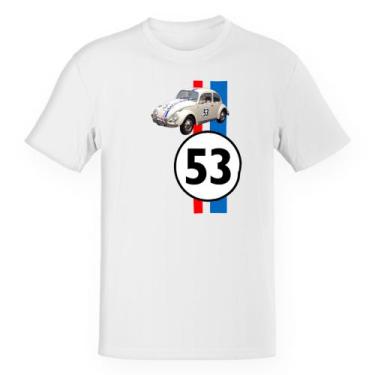 Imagem de Camiseta Infantil Herbie 53 fusca falasse Logo e Carro - Alearts, 2