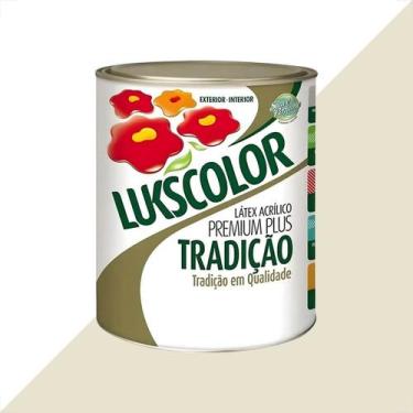 Imagem de Tinta latex lukscolor tradicao acrilico fosco 900ml algodao egipcio