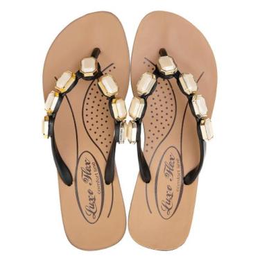 Imagem de Chinelo Feminino Anatomico Confortavel Ortopédico Terapia dos Pés, Bra