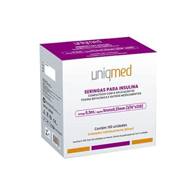 Imagem de Seringas Para Toxina Insulina Uniqmed 0,3mlx 5mm X 32g