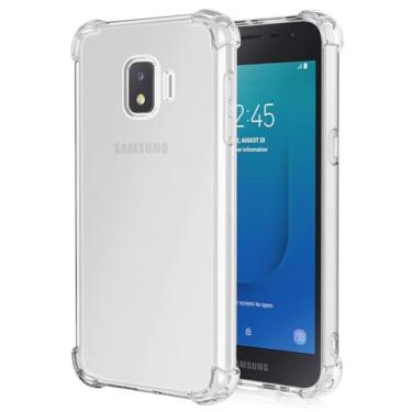 Imagem de Wanyuexes Capa para Galaxy J2 Core/J2 2019/J2 Pure/J2 Dash/J2 Shine SM-J260F Capa de telefone TPU transparente, fina de silicone à prova de choque transparente para Samsung Galaxy J2 Core transparente