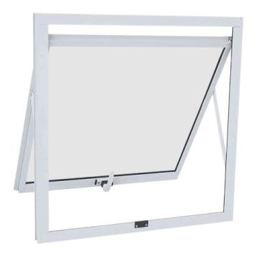 Imagem de Janela Maxim-Ar em Alumínio 60 x 60 x 3 cm 1 Folha Alumifit Sasazaki