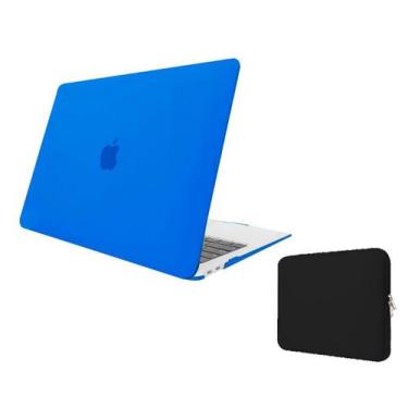 Imagem de Kit Capa Case Compativel Macbook AIR 11" A1465 cor ARF + Capa Neoprene