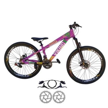 Imagem de Bicicleta Aro 26 Vikingx Tuff 25 Aluminio 21 Velocidades Freio Hidraul
