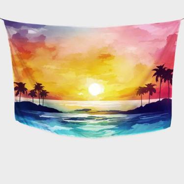 Imagem de Canga/Pareô Sublimado Sunset Colors 1,00x1,50m - Fera Print - Sublimat