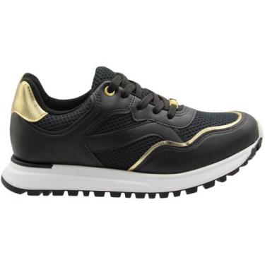 Imagem de Tênis Casual Jogging Vizzano Feminino, Preto, 37