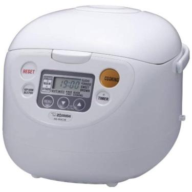 Imagem de Panela Elétrica de Arroz, 2,3 L, 610W, branco, 110v, ZOJIRUSHI NS WAC18 WD, Branco