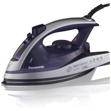Imagem de Ferro de Passar a Vapor com Desligamento Automático, 1700W 110V, Panasonic NI W950A, Roxo