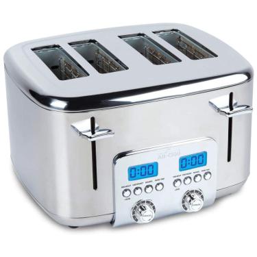 Imagem de Torradeira Elétrica, Aço Inoxidável, 4 Fatias, 6 Níveis Sombra, 110v, ALL CLAD TJ824D51, Prateado