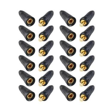 Imagem de 12 pcs conector engate macho fêmea 13mm cabo solda 25 a 70mm - OMEGA