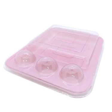 Imagem de Blister 3 Brigadeiros e 1 Fatia de Bolo - Rosa - 5 unidades - Rizzo - 