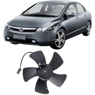 Imagem de Motor Ventilador Radiador New Civic 2007 Ate 2011 Automatico 5 Pas 100W 317mm 1680008020