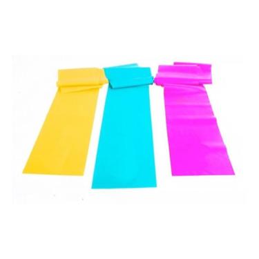 Imagem de Kit 3 Faixas Thera Band Com Médio, Forte E Extra Forte