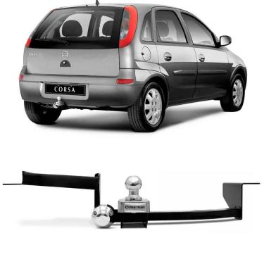 Imagem de Engate Reboque Rabicho Corsa Hatch 2005 a 2011 400 Kg Engetran Inmetro