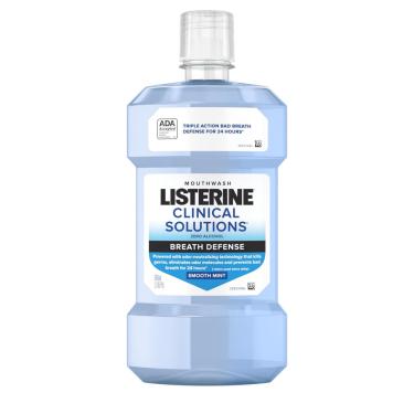 Imagem de Enxaguante bucal Listerine Clinical Solutions Breath Defense 500mL