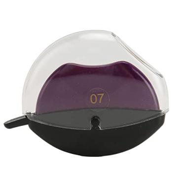 Imagem de YUYTE Batom preguiçoso, batom que muda de cor, batom fosco hidratante de longa duração com glitter fino para mulheres (#7)