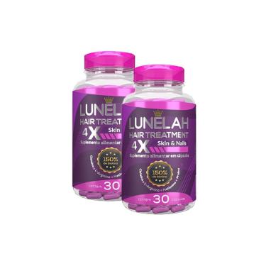 Imagem de 2X Lunelah-Tratamento Cabelo Pele E Unhas 30Caps