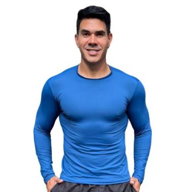 Imagem de Camiseta Térmica Segunda Pele Proteção Uv 50+ Premium Masculina - Mult