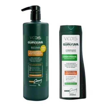 Imagem de Kit Vedis Guanxuma Force Antiqueda para Cabelos Secos – Shampoo e Condicionador 350ml
