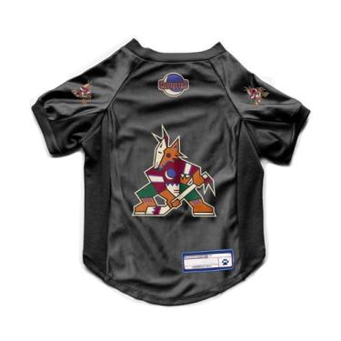 Imagem de Littlearth Camiseta elástica NHL Arizona Coyotes para animais de estimação, cor do time, PP