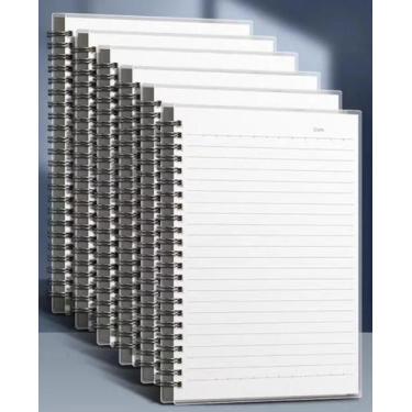 Imagem de Caderno Espiral A5 e B5 - Papel Forrado, Grade e em Branco - Diário, S