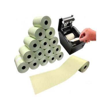 Imagem de Bobina 80X80 Termica Amarela C/15 Impressoras Ecf Sat Pdv