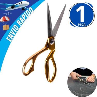Imagem de Tesoura De Costura Alfaiate Profissional Para Tecidos Artesanatos Resi