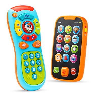 Imagem de JOYIN Meu Pacote De Controle Remoto E Telefone De Aprendizagem Com Música, Brinquedos Divertidos Para Smartphones Para Bebês, Bebês, Crianças, Meninos Ou Meninas, Coisas Para Meias De Férias, Brinqued
