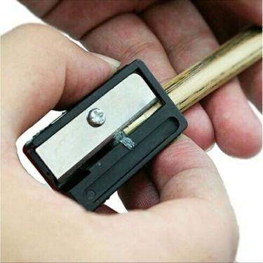 Imagem de Apontador para sola de Taco de Sinuca Bilhar Preto