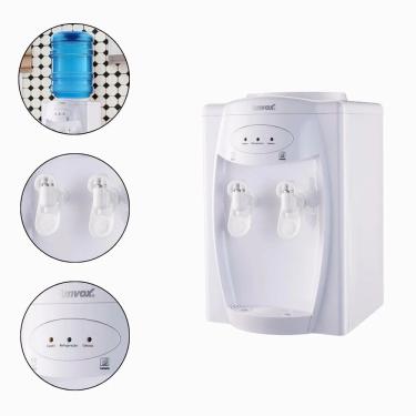 Imagem de Bebedouro De Água Gelada Por Compressor, 2 Torneiras, Amvox Abb 510 1,6L