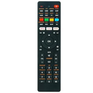 Imagem de Controle remoto universal aplicável para Samsung LG Sony Panasonic Sharp Toshiba Philips Hitachi Hisense Skyworth Telefunken Vestel LCD LED TV